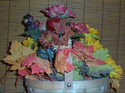 Fall LIGHTED Floral Arrangement Harvest Home Decor New  