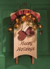 Holiday Decoration Christmas sleigh lighted Wall Decor Home 